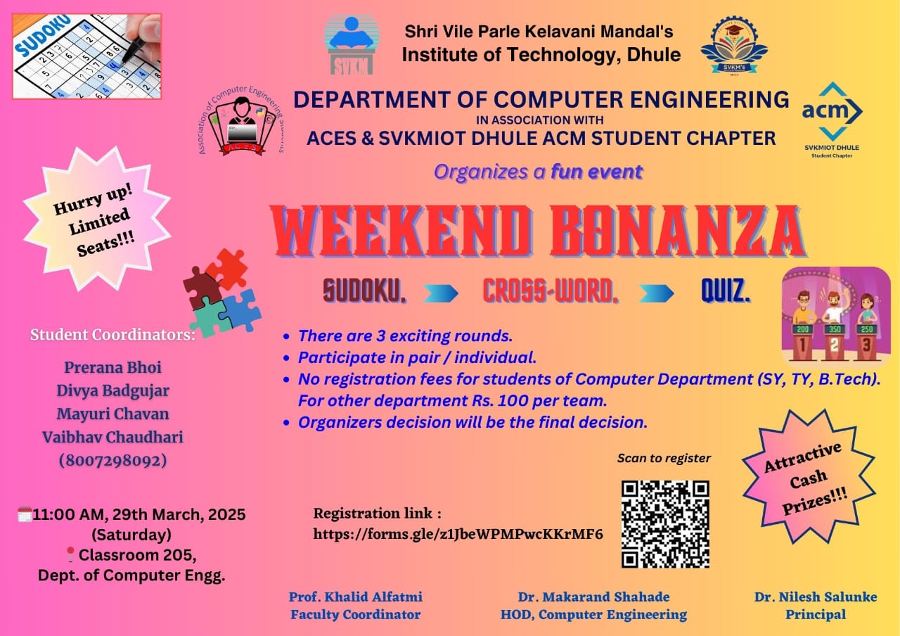 Weekend Bonanza